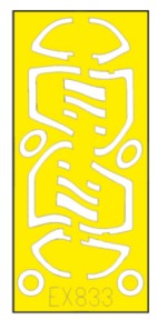 Eduard EX833 1/48 Mask Aircraft- Z526AFS Akrobat TFace for EDU