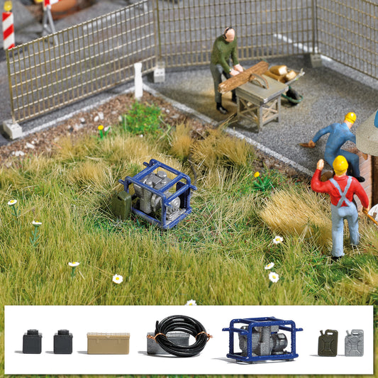 Busch 7800 HO Scale Portable Generator Set, Ready-Made