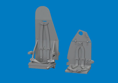 Eduard 672428 1/72 Mosquito Seats w/ Integral Belts PRINT Brassin for