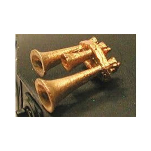 Cal Scale 190-628 HO Leslie RS3L 3-Chime Air Horn, Brass
