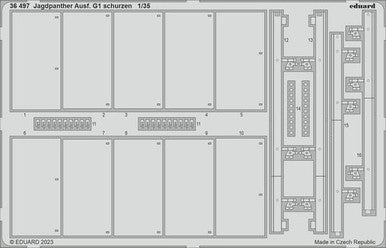 Eduard 36497 1/35 Jagdpanther Ausf. G1 Schurzen for Academy