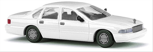 Busch 89122 HO Scale 1995 Chevrolet Caprice Sedan Model, White