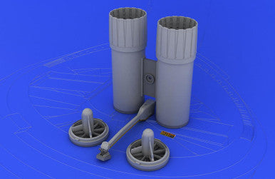 Eduard 632010 1/32 F-4 Exhaust Nozzles Late for Tamiya (PE & Resin)