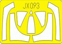 Eduard JX093 1/32 Mask F-86F for Kinetic Canopy Mask Set
