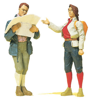 Preiser 45119 G Scale Pedestrians Standing Hikers