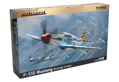 Eduard 82107 1/48 P-51B Mustang Birdcage Canopy ProfiPACK Plastic