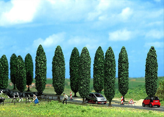 Busch 6229 HO Scale Poplar Trees, Pack of 10