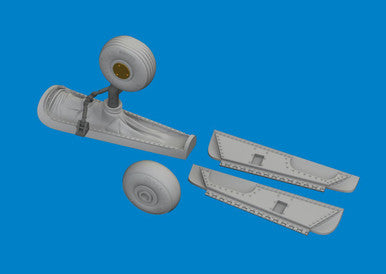 Eduard 6481100 1/48 P-40E Tail Wheel Bay PRINT Brassin for EDUARD Kit