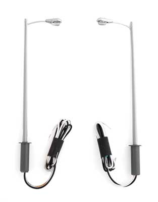 Walthers SceneMaster 4803 HO LED Streetlight Tear Drop 2-Pack
