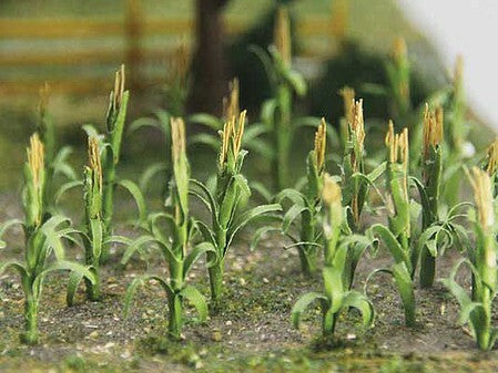 Bachmann 32501 HO Scale SceneScapes Corn Stalks 1in 2.5cm Tall pkg(30)