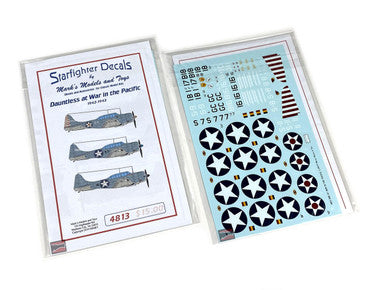 Starfighter Decals 4813 1/48 - SBD-3 Dauntless at War in the Pacific