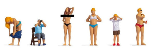 Noch 15847 HO Sexy Scenes: Voyeurs (4 Topless Women & 2 Males)