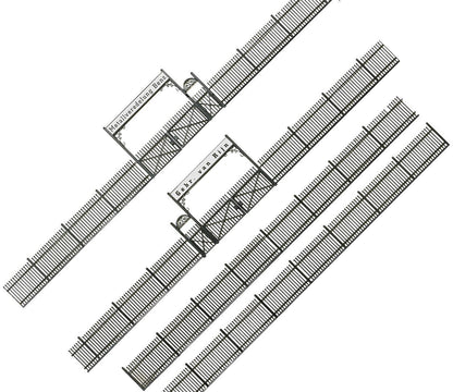 Faller 180412 HO Scale Iron Fence with Gate, 1046 mm Kit