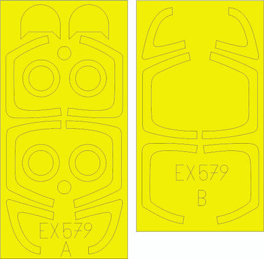 Eduard EX579 1/48 Mask L39C Albatros TFace Canopy Mask Set for TRP