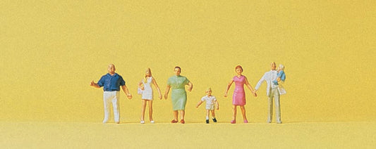Preiser 79182 N Scale Family Krause Taking a Walk Figure Set