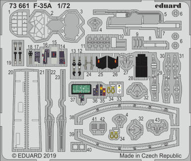 Eduard 73661 1/72 F-35A for Hasegawa (Pre-Painted)