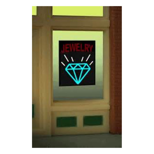 Miller Engineering 8970 Jewelry Window Sign