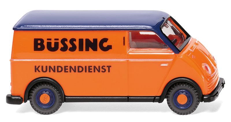 Wiking 033404 1/87 Scale Bussing Kundendienst - Dkw Speed Box Van High