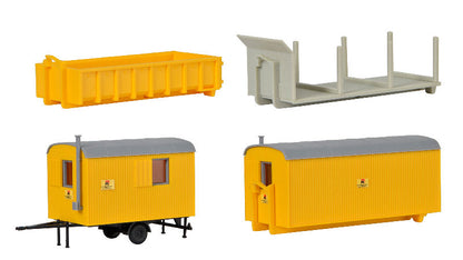 Kibri 15700 1/87 Construction Site Units Set of 4 Kit