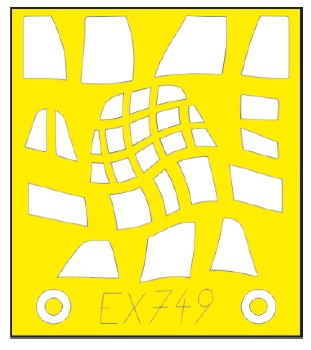 Eduard EX749 1/48 Mask Aircraft- IL2 for ZVE