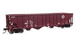Walthers Mainline 910-57801 HO 50' 4-Bay Hopper - C&EI #587777