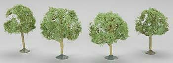 Bachmann 32113 All Scale SceneScapes Oak Trees 2-1/4 to 2-1/2" Tall