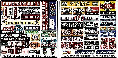 Blair Line 37 N Scale Printed Storefront & Advertising Signs Storefront Signs #4