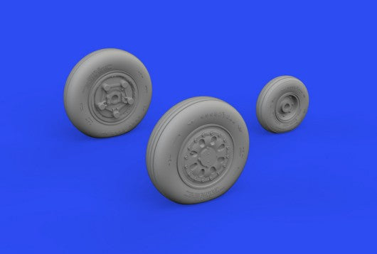 Eduard 648744 1/48 Aircraft- F15C/D/J/N Wheels for LNR (Mask & Resin)