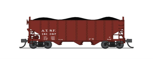 Broadway Limited 7151 N N&W 3Bay Hopper Atsf 2Pk B