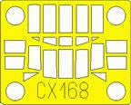 Eduard CX168 1/72 Mask an-2 Colt for Trumpeter Canopy Mask Set