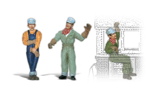 Woodland Scenics A2547 All Scale Idling Engineers - G scale