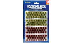 Walthers SceneMaster 949-1105 HO Grass Tufts pkg(104) Blooming Flowers