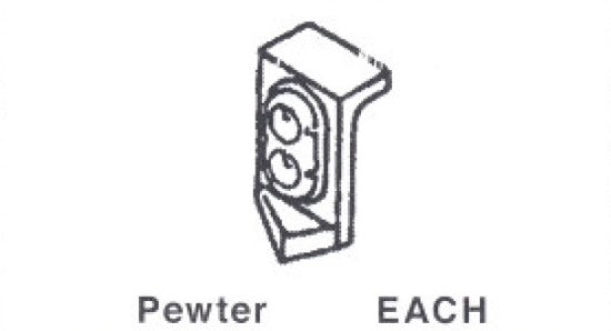 Details West 138 HO Headlight Pyle Twin Gyralight w/Recess Plate