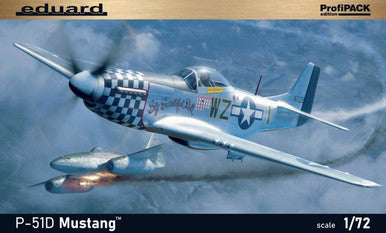 Eduard 70173 1/72 P-51D Mustang Profipack Plastic Model Kit