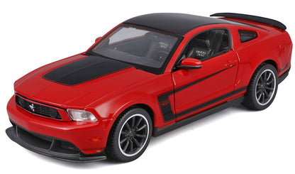 Maisto 39269R 1/24 2012 Ford Mustang Boss 302, Red Metal Kit