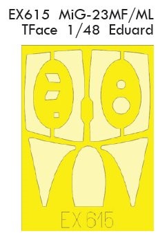 Eduard EX615 1/48 Mask Aircraft- MiG23MF/ML TFace for EDU