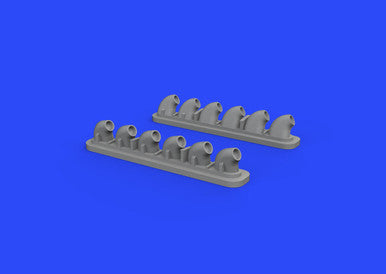 Eduard 632135 1/32 P-40E Exhaust Stacks for Hasegawa (Resin)