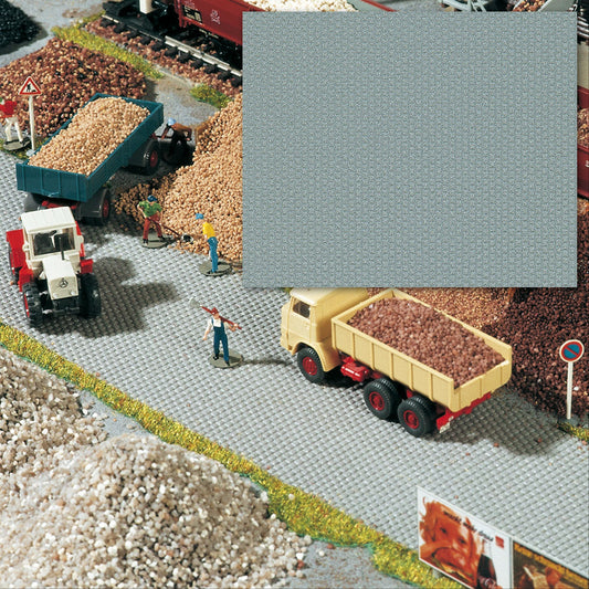 Busch 7088 HO Scale Self-Adhesive Cobblestone Paving Sheet