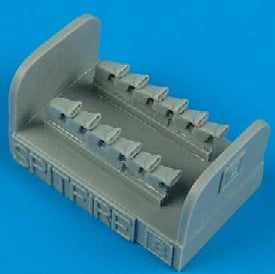 Quickboost 72168 1/72 Spitfire Mk IX Exhausts Fishtail for HSG