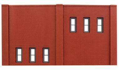 Design Preservation Models 60123 N Scale N Scale Modulars System(TM) (Plastic) -- Two-Story 6 Windows pkg(3); 3-1/2" Wide x 1-15/16" High (8.7 x 4.8cm)