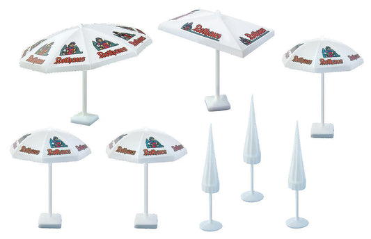 Faller 180440 HO Scale 8 Sunshades / Parasols Model Kit