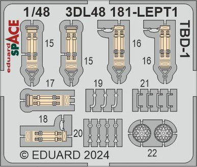 Eduard 3DL48181 1/48 TBD-1 Devastator SPACE Set