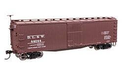 Walthers Mainline 910-40175 HO 40' Wood Boxcar Lackawanna #44044