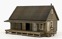 Banta Model Works 2159 HO Scale The Warehouse (Laser Cut Wood Kit)