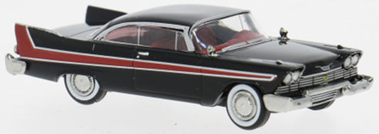Brekina 19682 1/87 1958 Plymouth Fury Red Plastic Model