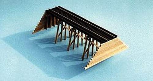 Blair Line 167 HO Scale Common Pile Trestle -- Build Straight or Curved - Kit