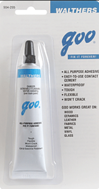 Walthers 904-299 All Scale GOO Adhesive - 1oz 29.6mL Tube