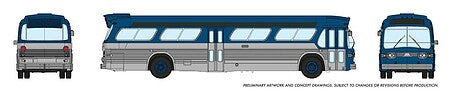 Rapido Trains 573096 N Scale Gen New Look Bus-Blue