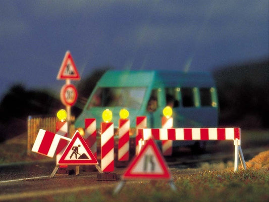 Busch 5937 HO Scale Construction Zone Blinker Set