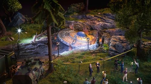 Noch 60765 HO Scale UFO Crash Scene w/Alien - Hard-Foam & 3D Print Kit